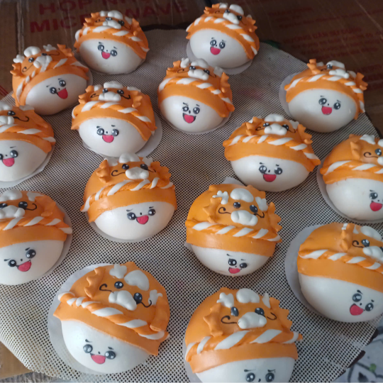 Bánh bao thôi nôi - đầy tháng cho bé Rồng