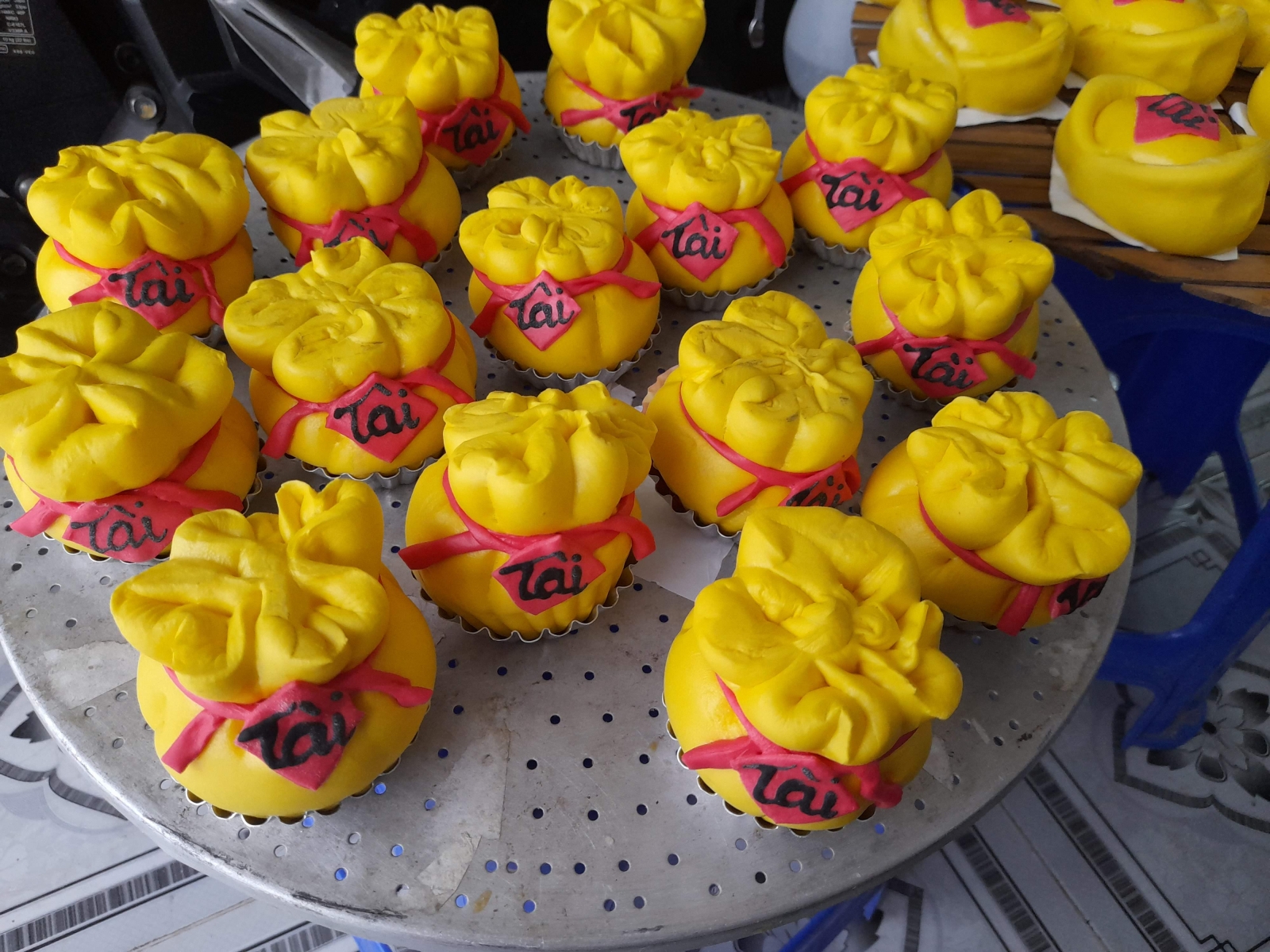 bánh bao túi tiền tài lộc