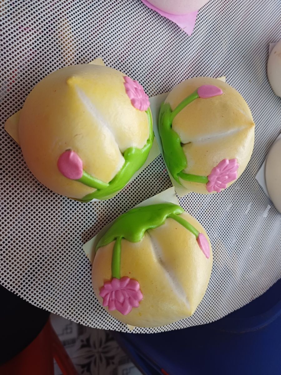 bánh bao cúng tết