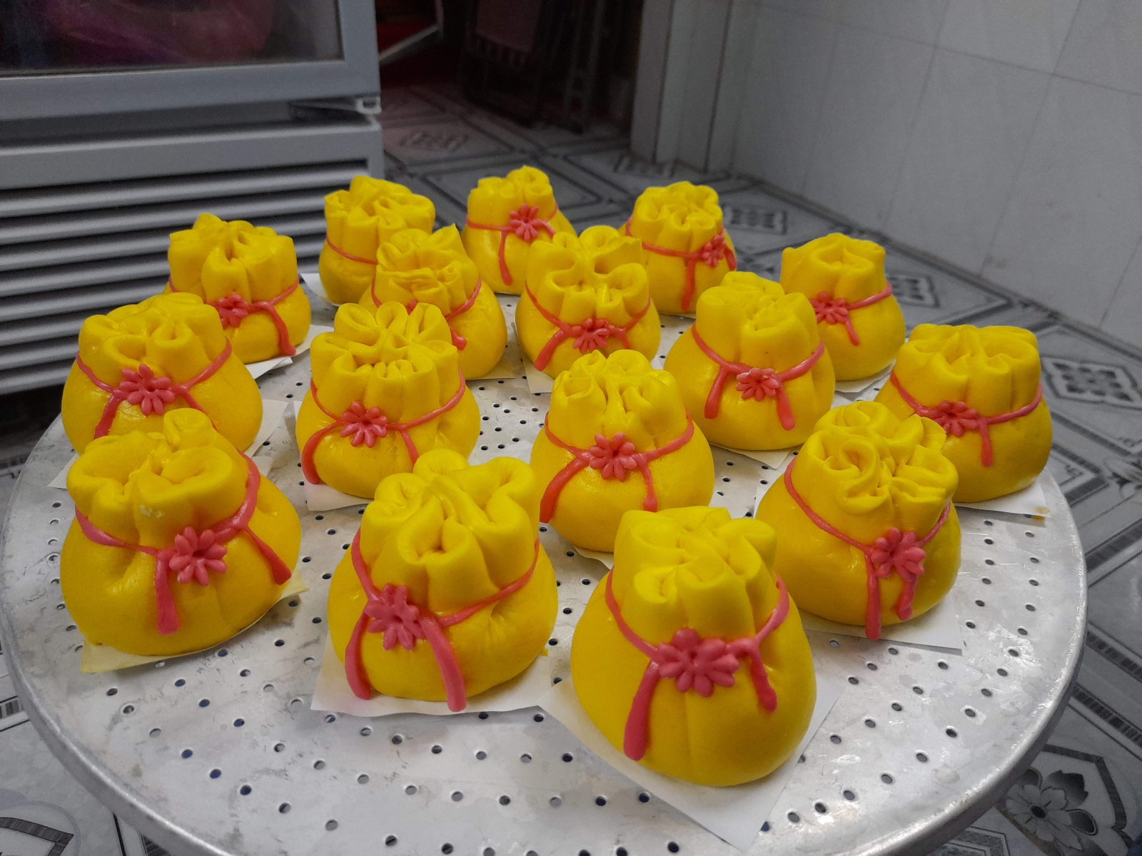 bánh bao túi tiền tài lộc