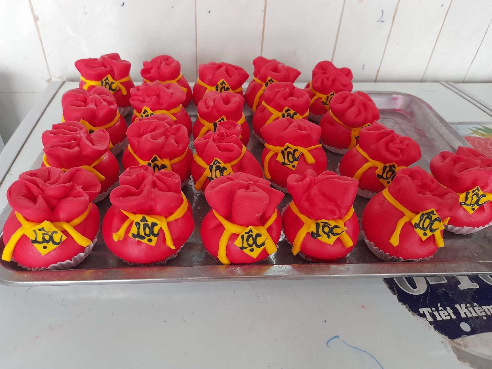 bánh bao túi tiền tài lộc