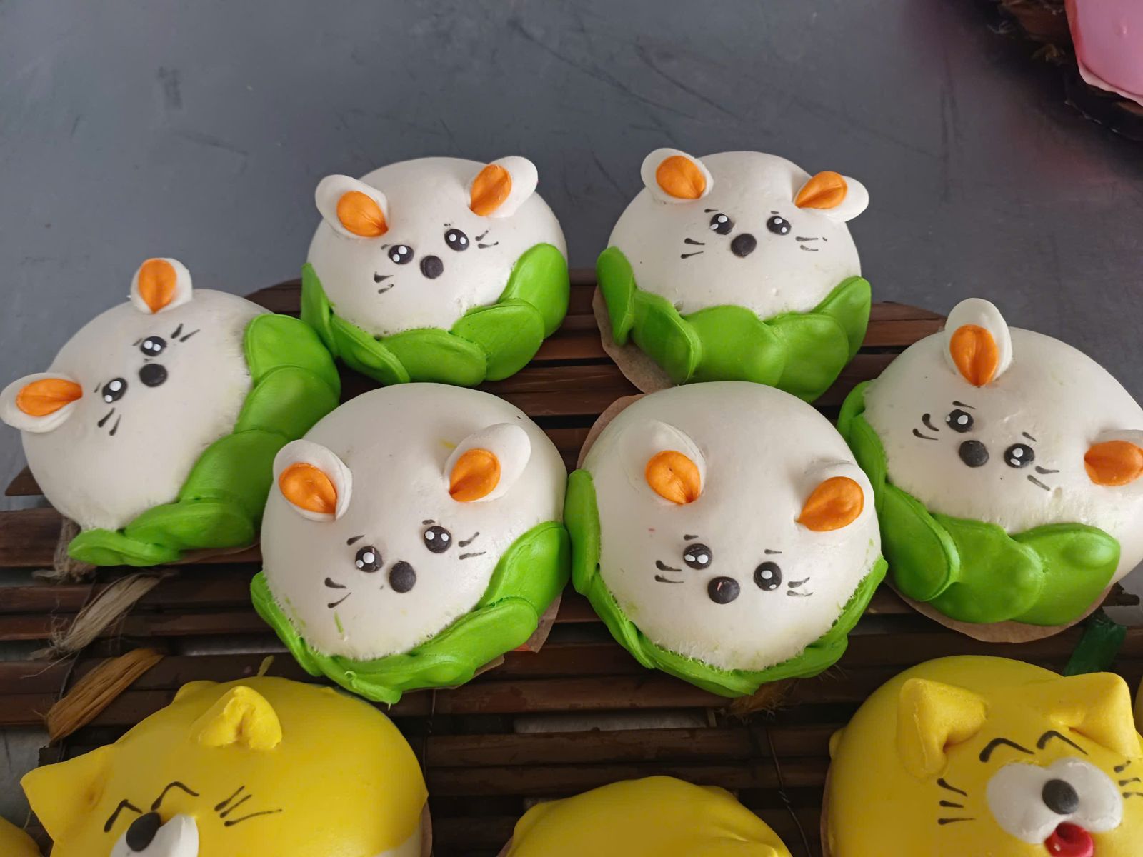 bánh bao tạo hình