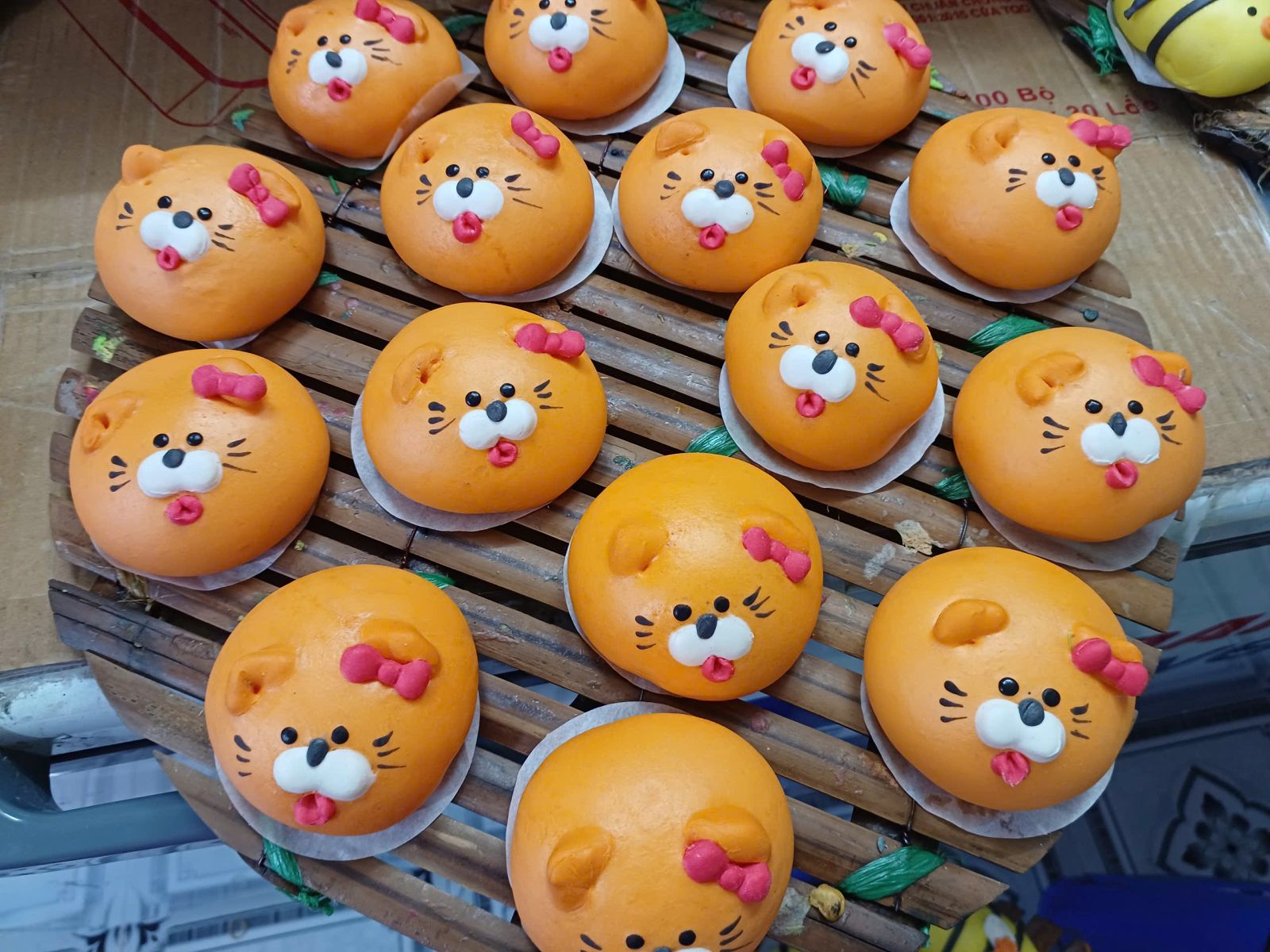 bánh bao tạo hình