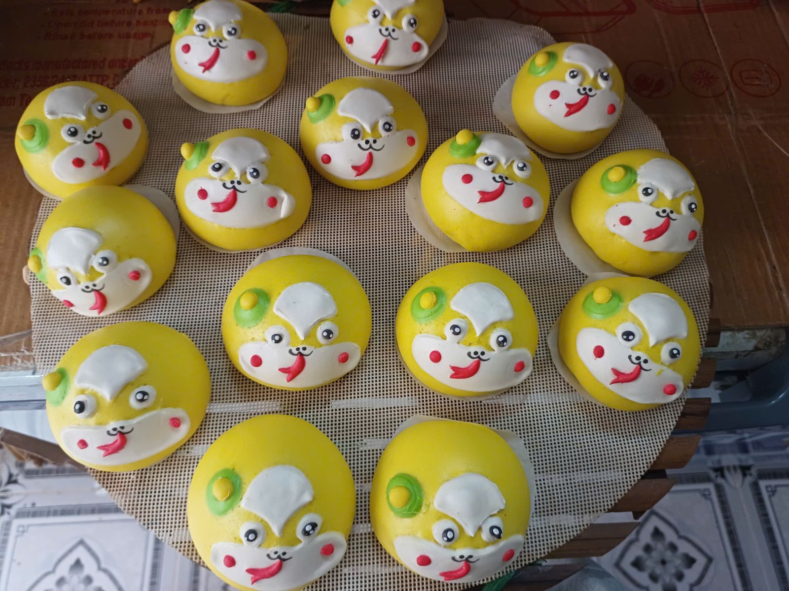 bánh bao tạo hình