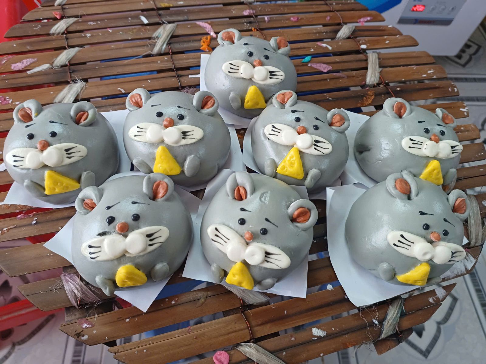 bánh bao mâm cúng