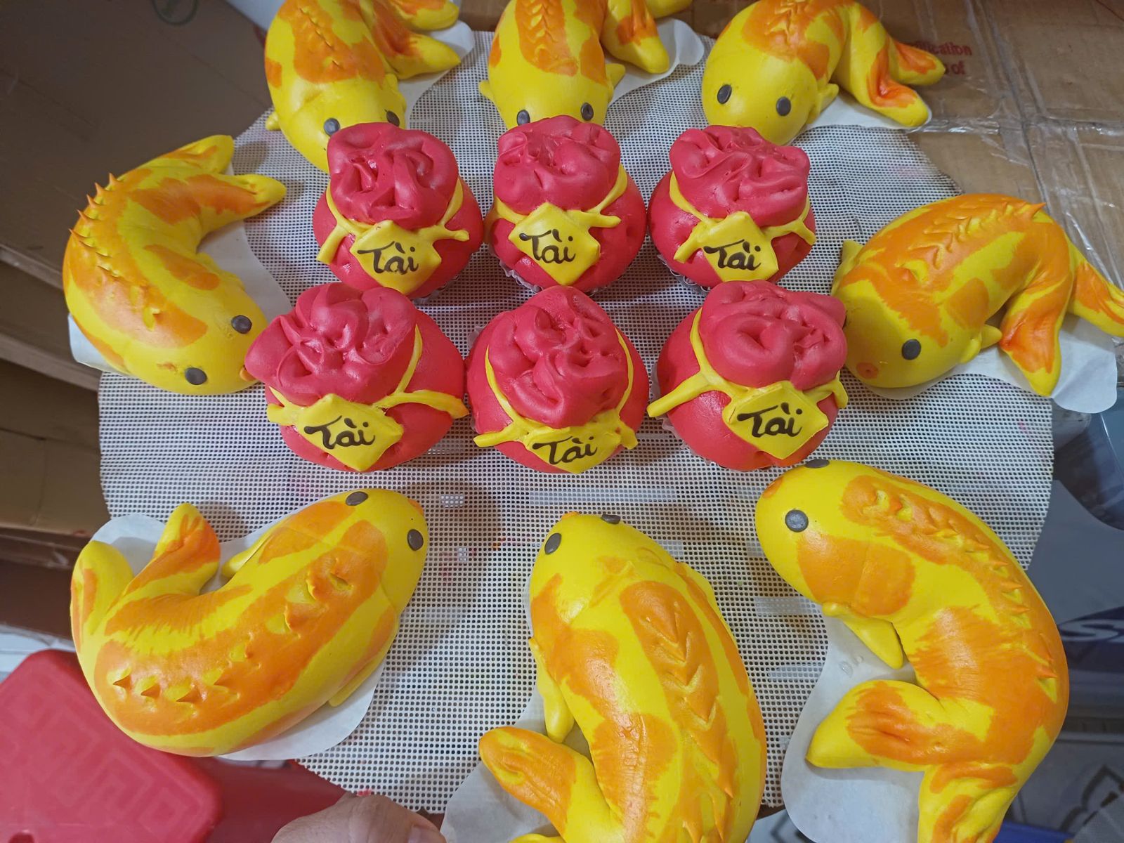 bánh bao tạo hình